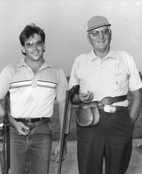 Dale and Merle Stockdale, 1985 Parent Child National Champions, 399x400, 50x50 shoot off. Dale broke the 199x200